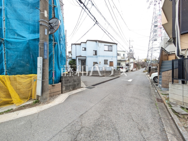 接道状況および現場風景　【和光市下新倉４丁目】