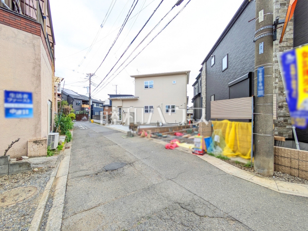 接道状況および現場風景　【和光市下新倉４丁目】