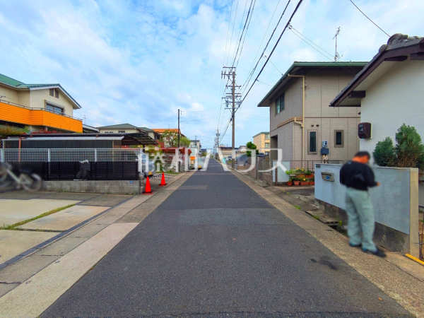 接道状況および現場風景　【名古屋市守山区太田井】