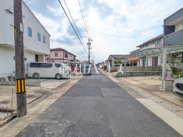 接道状況および現場風景　【名古屋市守山区太田井】