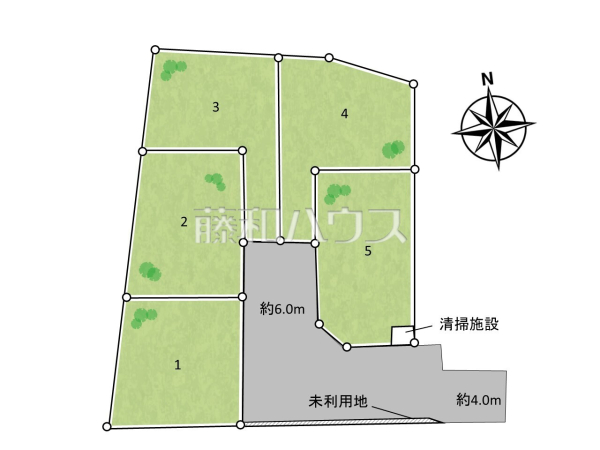 全体区画図　【新座市栄２丁目】