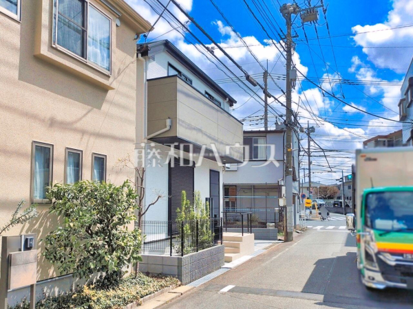 接道状況および現場風景　【東久留米市前沢４丁目】