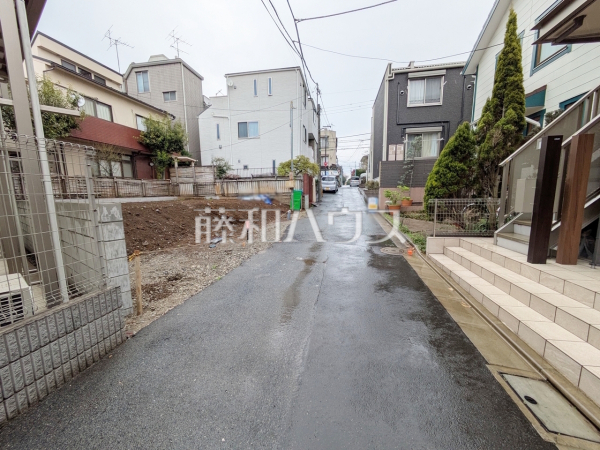 接道状況および現場風景　【杉並区松ノ木２丁目】