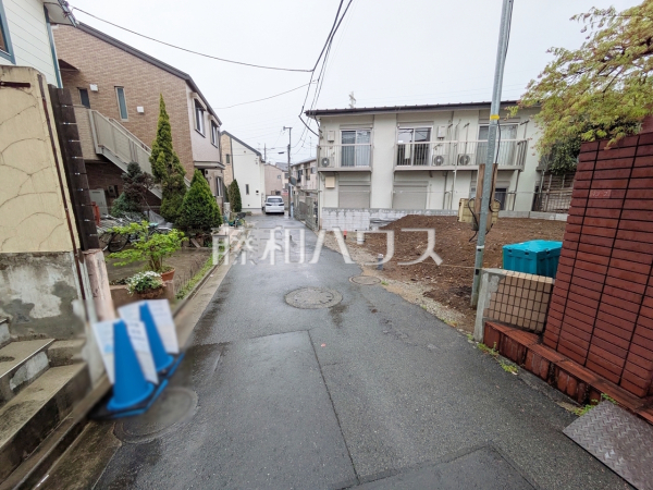 接道状況および現場風景　【杉並区松ノ木２丁目】