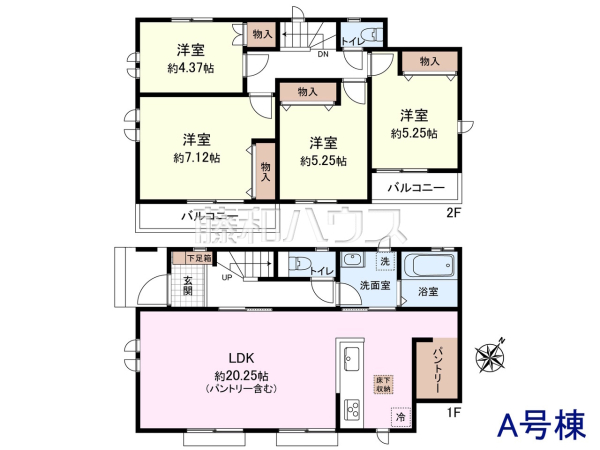 間取図　【八王子市泉町】