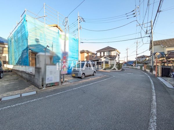 接道状況および現場風景　【八王子市泉町】