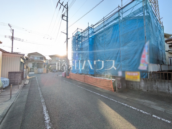 接道状況および現場風景　【八王子市泉町】