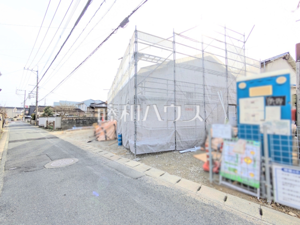接道状況および現場風景　【福岡市南区野多目６丁目】