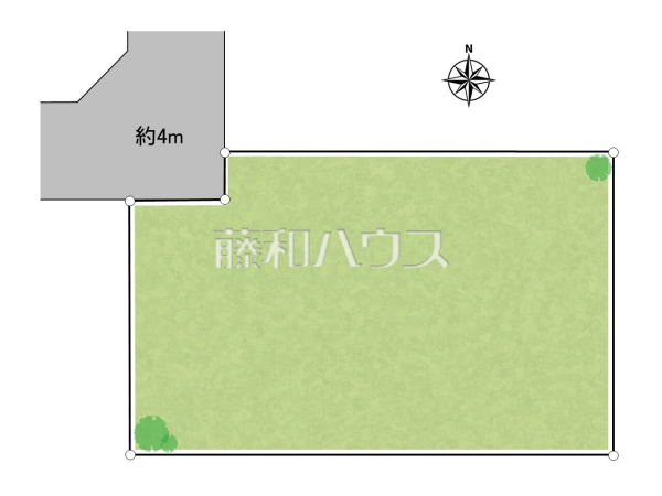 全体区画図　【立川市錦町１丁目】