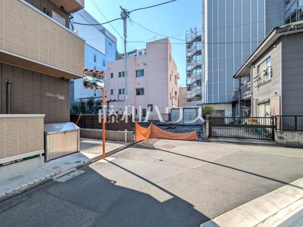 接道状況および現場風景　【立川市錦町１丁目】