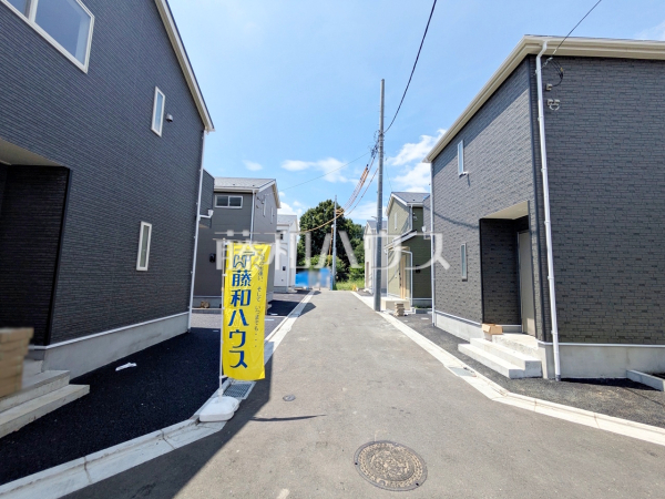 接道状況および現場風景　【調布市富士見町３丁目】