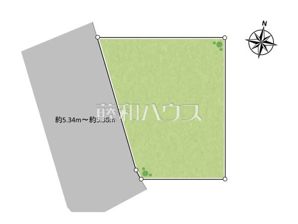 全体区画図　【調布市上石原３丁目】