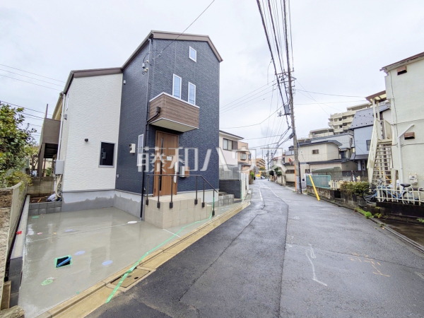 接道状況および現場風景　【調布市上石原３丁目】