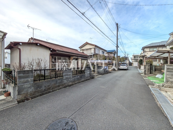 接道状況および現場風景　【八王子市館町】