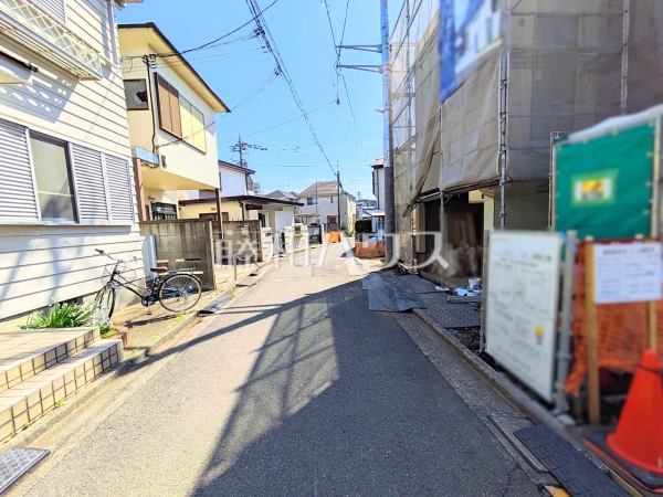 接道状況および現場風景　【杉並区和泉３丁目】