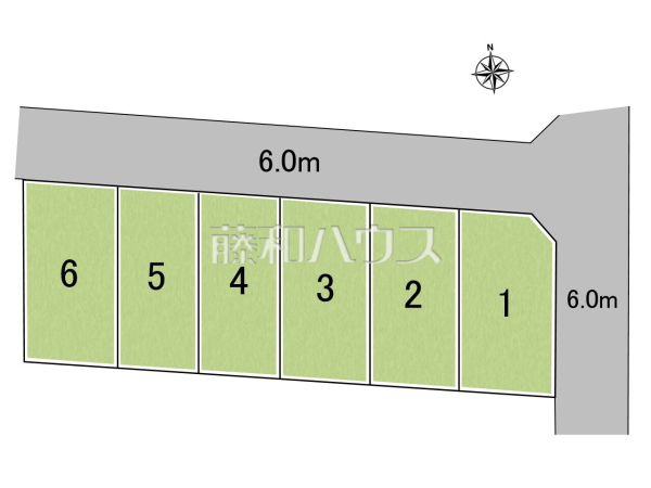 全体区画図　【小平市大沼町６丁目】 平日のご案内も可能です。まずはお気軽にお問合せ下さいませ。 