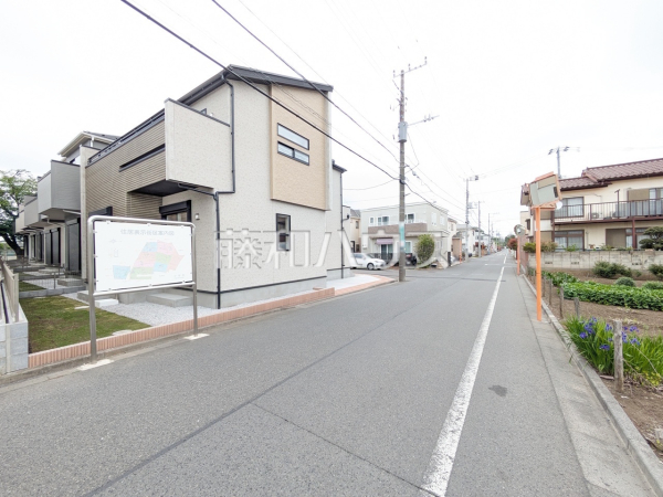 接道状況および現場風景　【小平市大沼町６丁目】