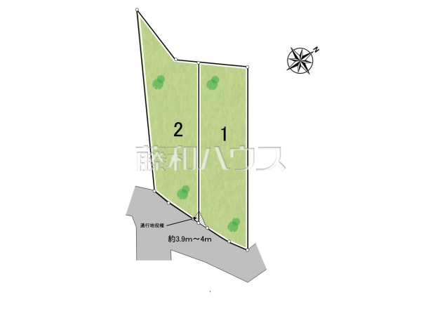 全体区画図　【福岡市東区舞松原５丁目】