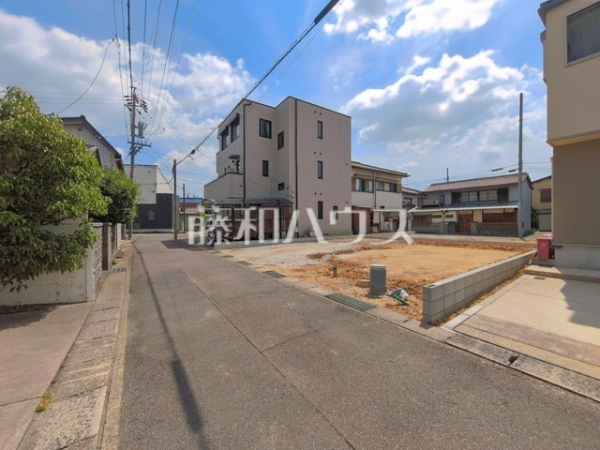 接道状況および現場風景　【春日井市大手田酉町３丁目】