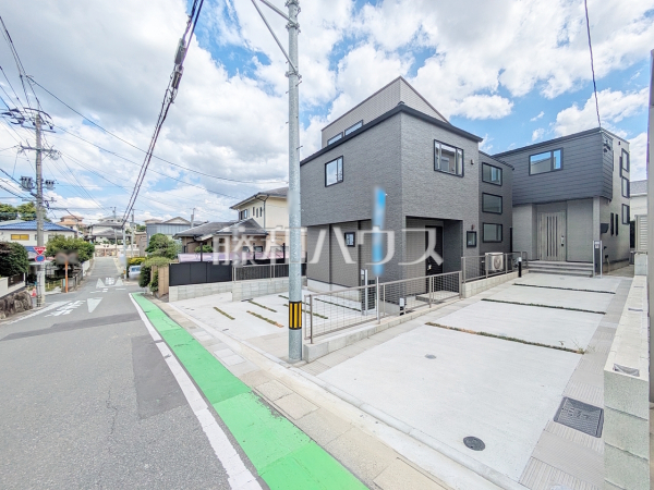 2号棟　接道状況および現場風景　【福岡市南区長住６丁目】