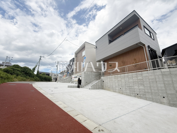 接道状況および現場風景　【福岡市東区和白東４丁目】