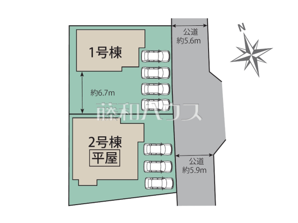 区画図　【春日井市神屋町】