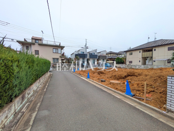 接道状況および現場風景　【小平市花小金井５丁目】