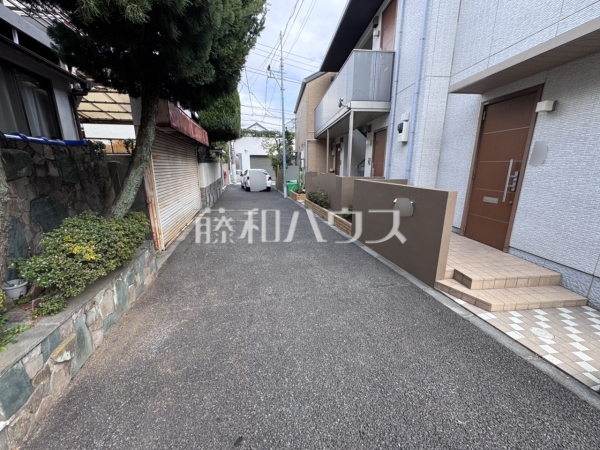 接道状況および現場風景　【杉並区阿佐谷南１丁目】