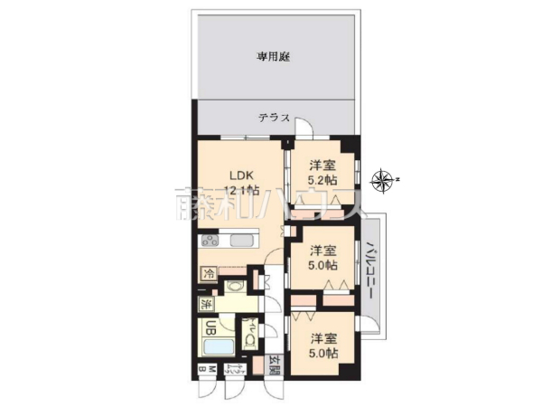 間取図　【エルデンシア練馬】