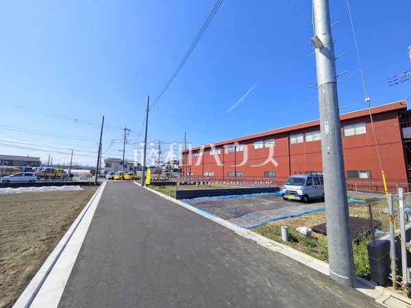 接道状況および現場風景　【府中市押立町２丁目】