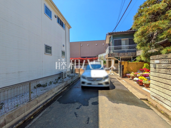 接道状況および現場風景　【小平市小川町１丁目】