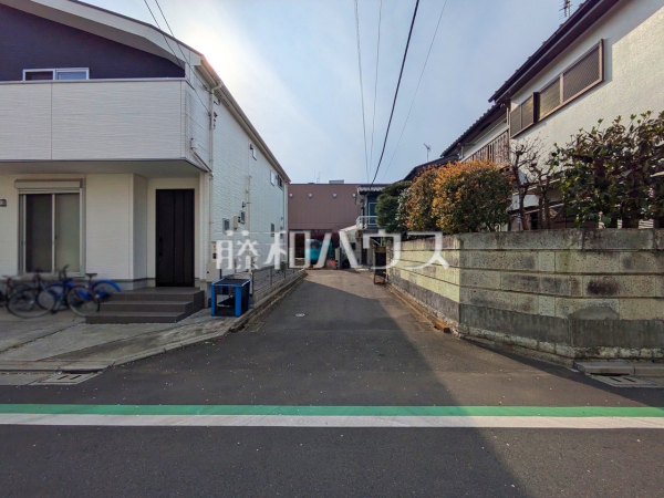 接道状況および現場風景　【小平市小川町１丁目】