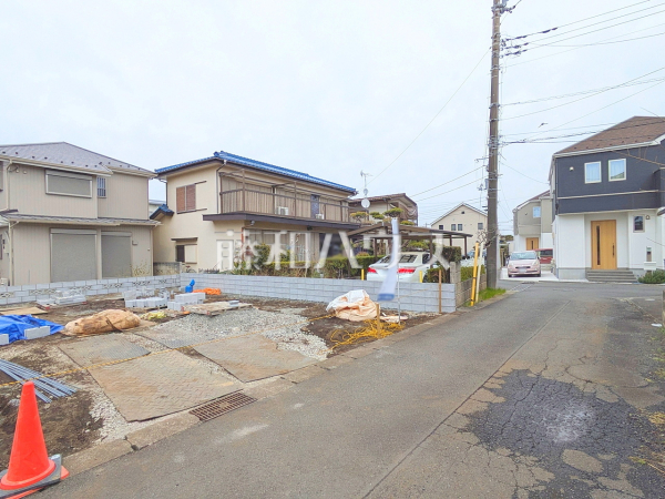 接道状況および現場風景　【日野市大坂上２丁目】