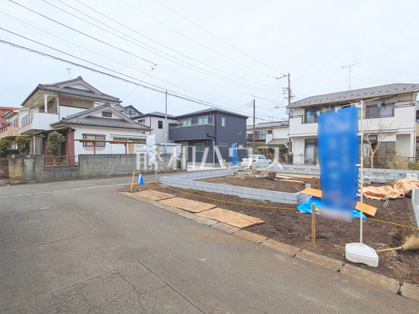 接道状況および現場風景　【日野市大坂上２丁目】