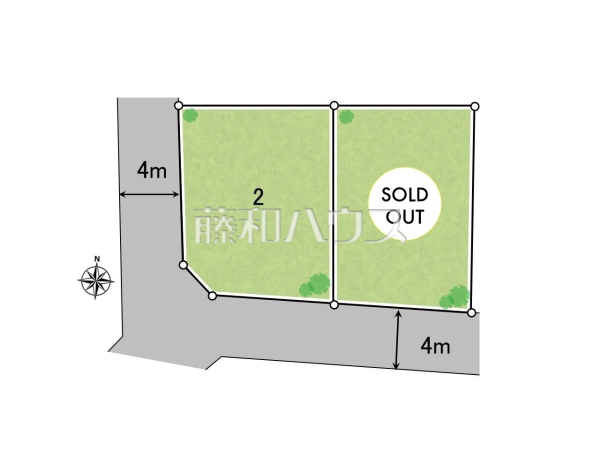 全体区画図　【日野市大坂上２丁目】