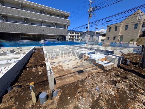 ≪F号棟　外観≫ここに住む方を想像して、着々と建築しております！【府中市西府町３丁目】