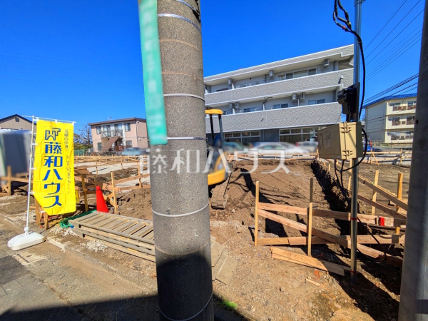 ≪F号棟　外観≫ここに住む方を想像して、着々と建築しております！【府中市西府町３丁目】