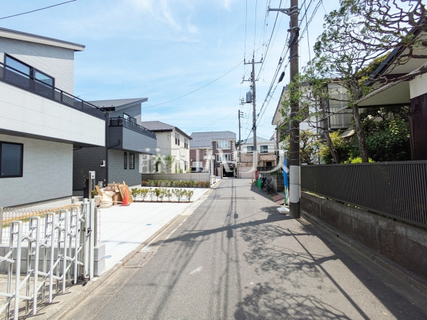 接道状況および現場風景　【杉並区浜田山１丁目】