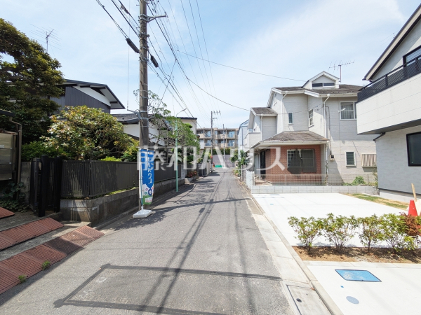 接道状況および現場風景　【杉並区浜田山１丁目】