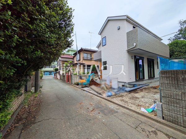 接道状況および現場風景　【小平市仲町】