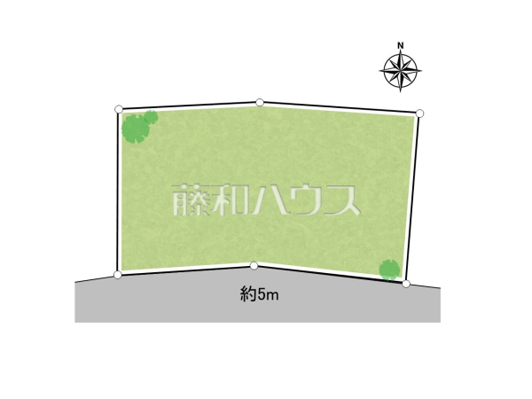 全体区画図　【昭島市上川原町１丁目】