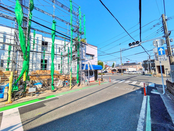 接道状況および現場風景　【福岡市博多区那珂１丁目】