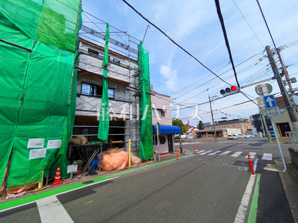 接道状況および現場風景　【福岡市博多区那珂１丁目】