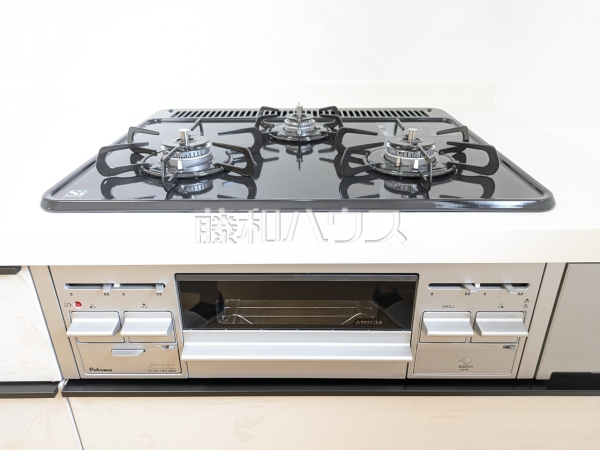 キッチンコンロ・グリル　【ライオンズマンション泊3丁目第3】