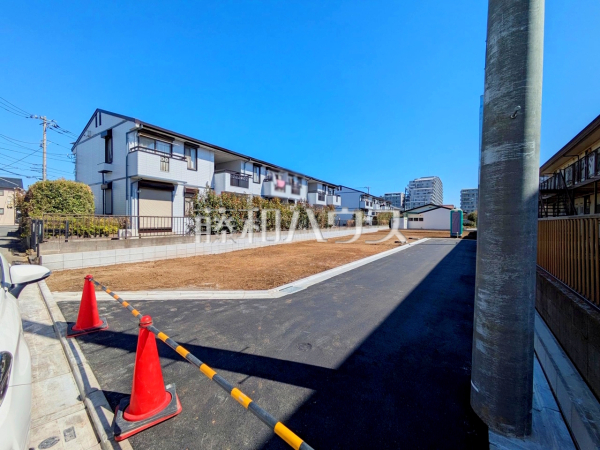 接道状況および現場風景　【府中市本宿町４丁目】