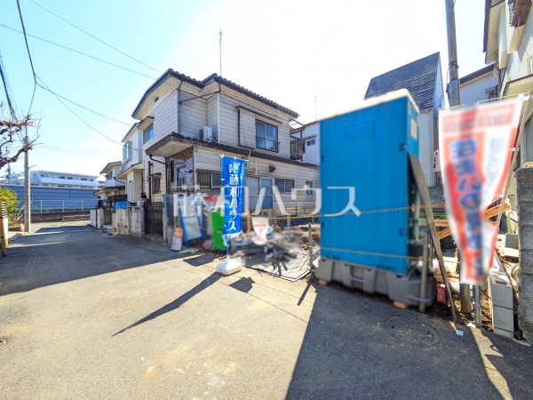 接道状況および現場風景　【板橋区赤塚新町１丁目】