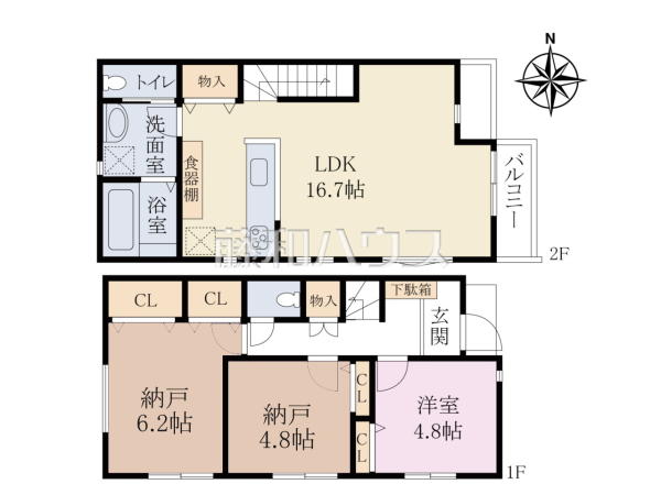 間取図　【国分寺市西元町３丁目】
