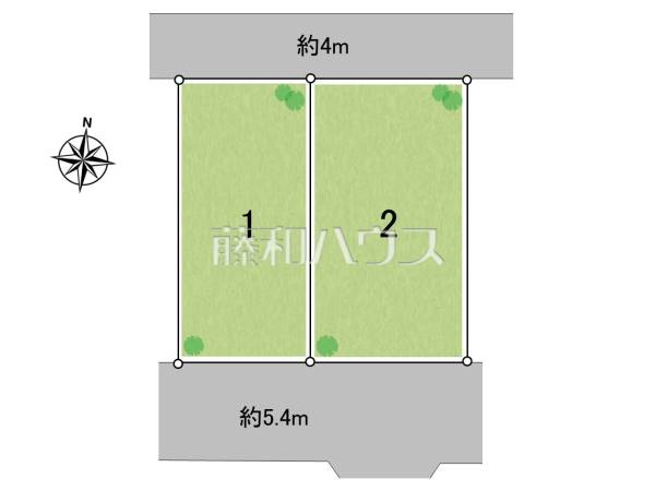 全体区画図　【練馬区大泉学園町５丁目】