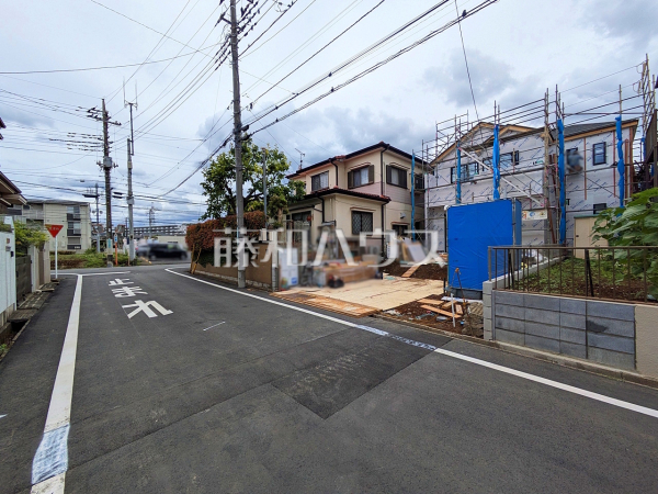 接道状況および現場風景　【狭山市狭山台４丁目】