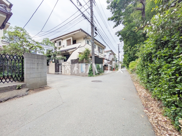 接道状況および現場風景　【小平市中島町】